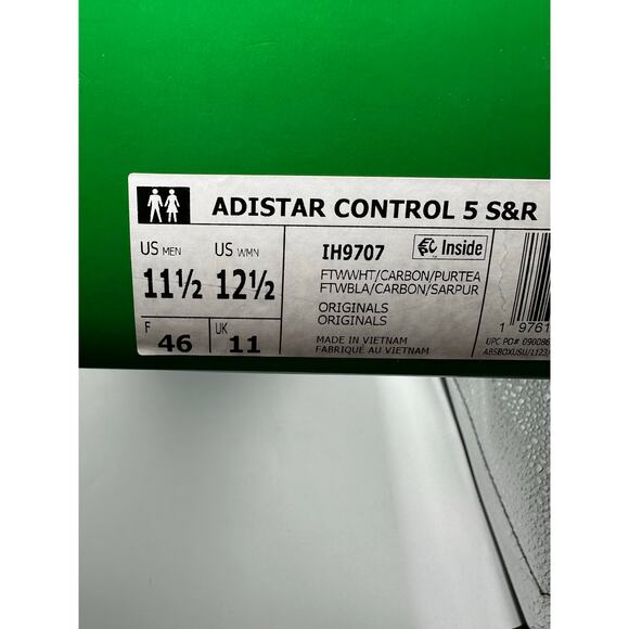 Adidas Adistar Control 5 X Sports & Rich “Cloud White Pure Teal” size 11.5 mens main image 7